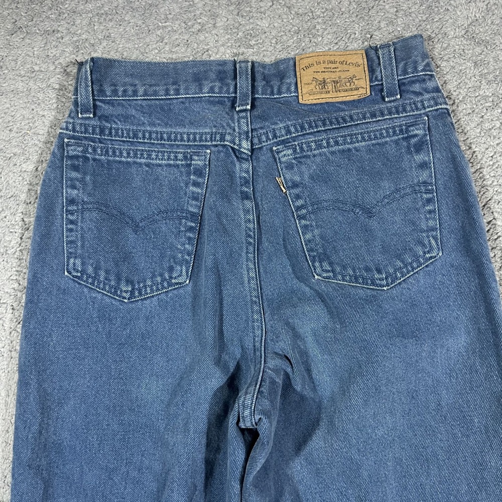 Vintage Levis 900 Series Jean Womens 9 Blue Relaxed Tapered Fit High Waist #2923 - Picture 8 of 13